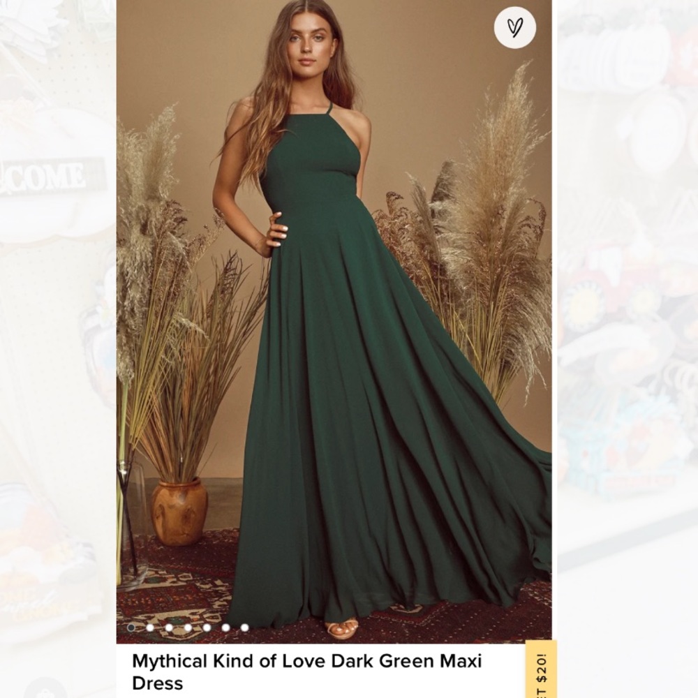 Lulus Mythical Kind Of Love Maxi Dress - worn once for an engagement shoot.